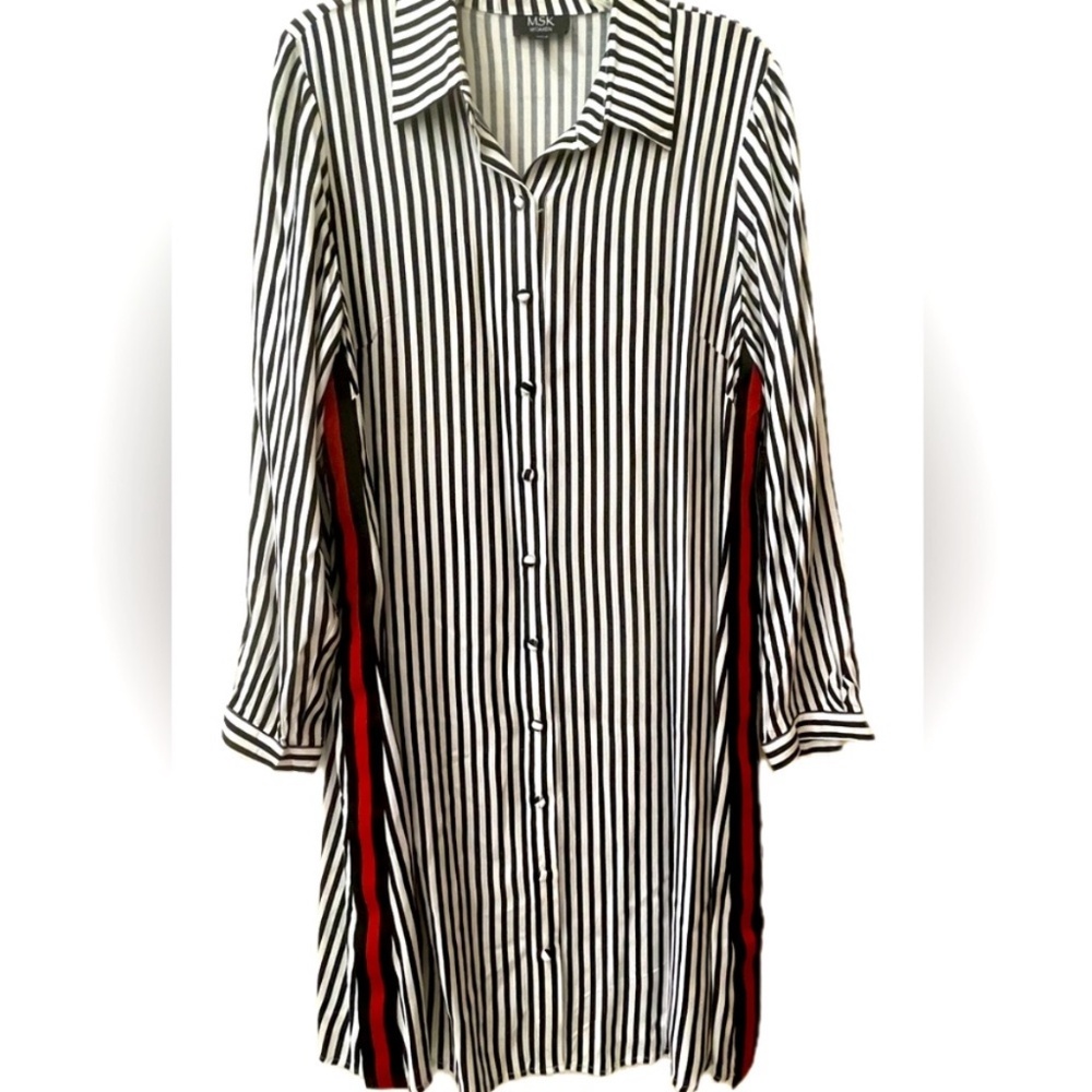 Black & White Shirt Dress